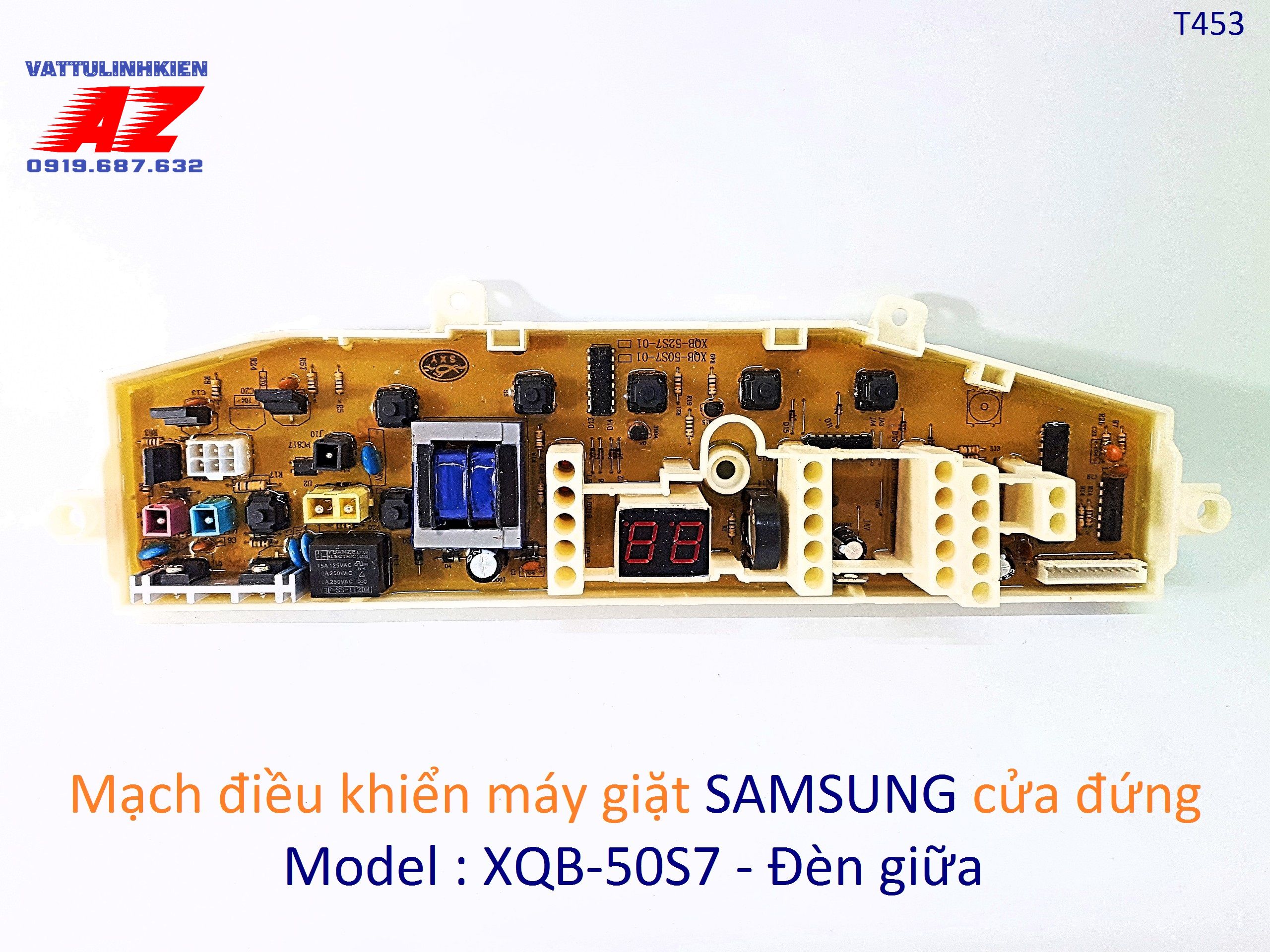 Mạch máy giăt SAMSUNG cửa đứng Model XQB-50S7 đèn giữa