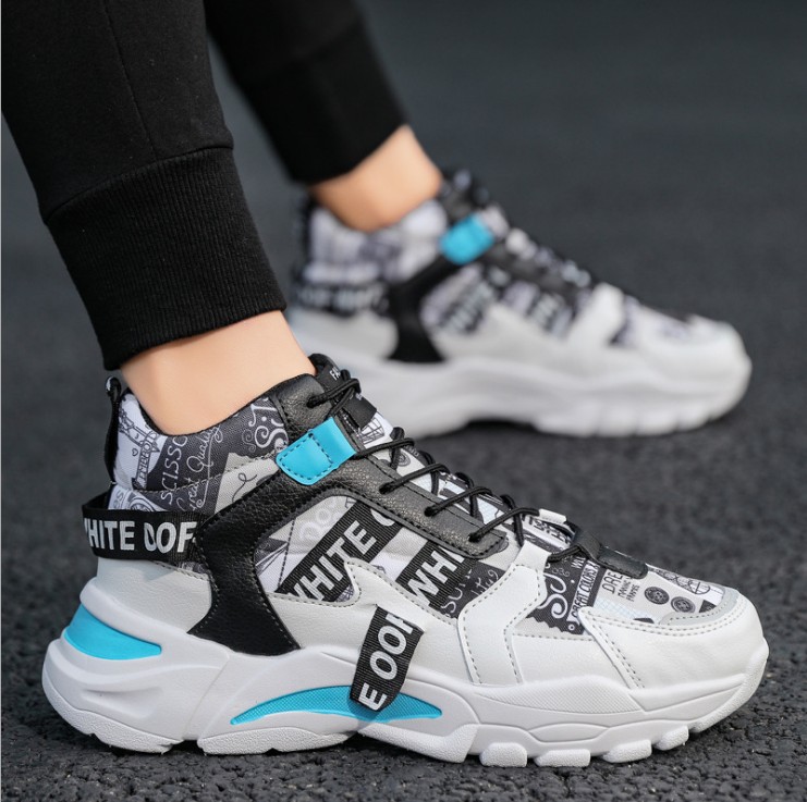 Giày Cao cổ nam da lì màu xám phong cách bụi , Đế cao su êm chân - Giày bốt cao bồi nam cực đẹp QUANG ANH - 380