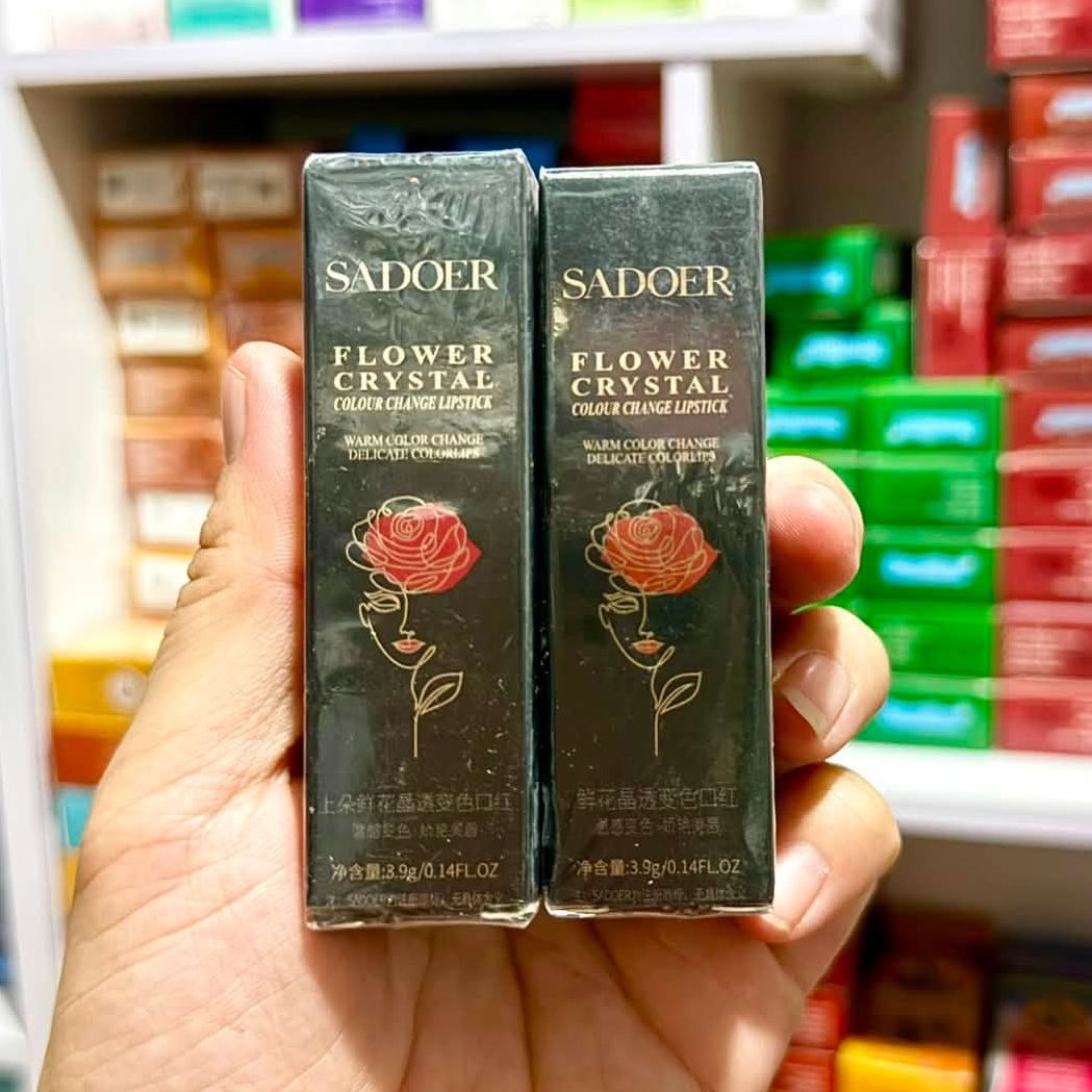 Son Dưỡng Thạch Hoa Đổi Màu SADOER Flower Crystal Colour Change Lipstick 3.9g