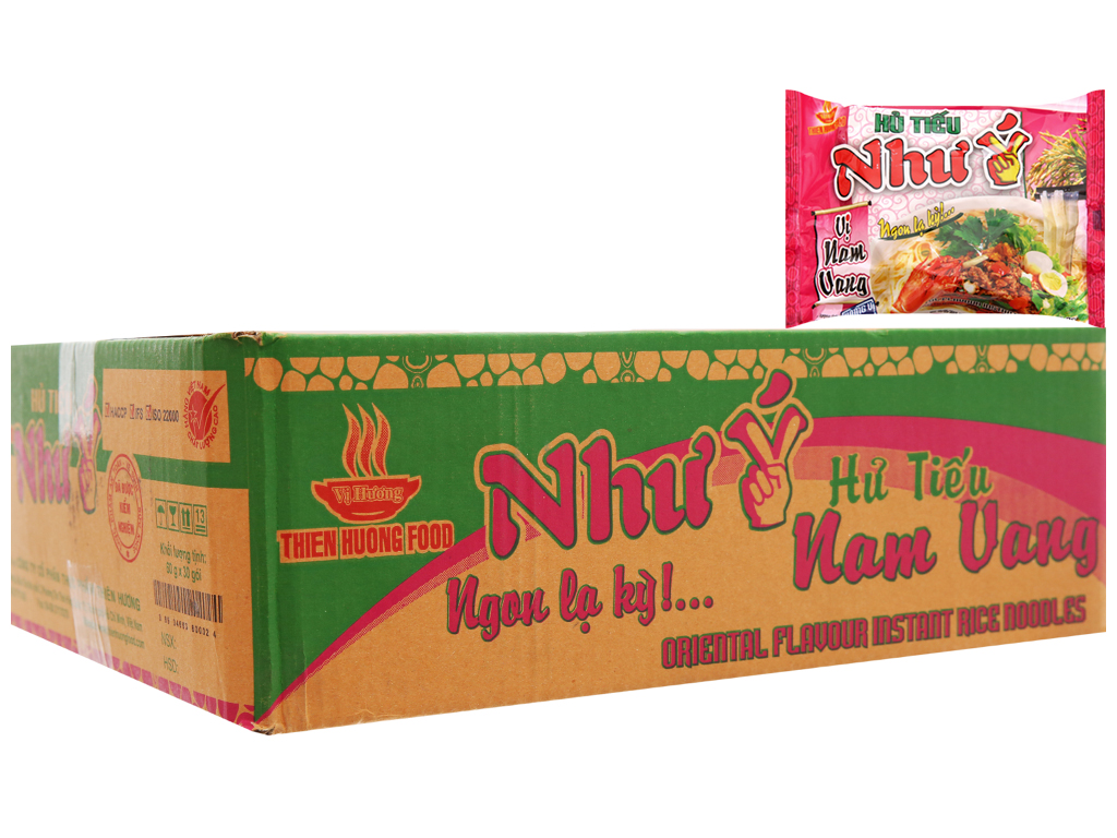Thùng 30 gói hủ tiếu như ý vị nam vang 60g