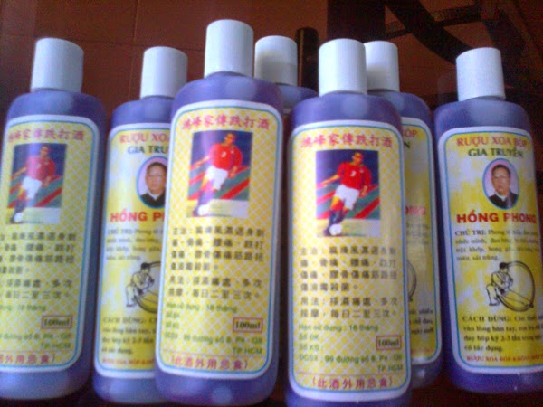 Rượu xoa bóp hồng phong chính gốc - chai 100ml