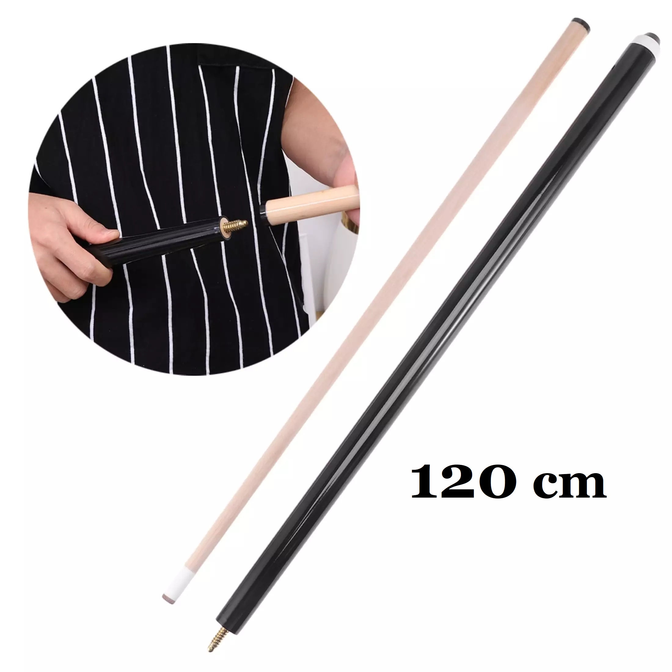 Cơ bida trẻ em dài 120 cm - Gậy bi-a/ bi da cho bàn bida mini