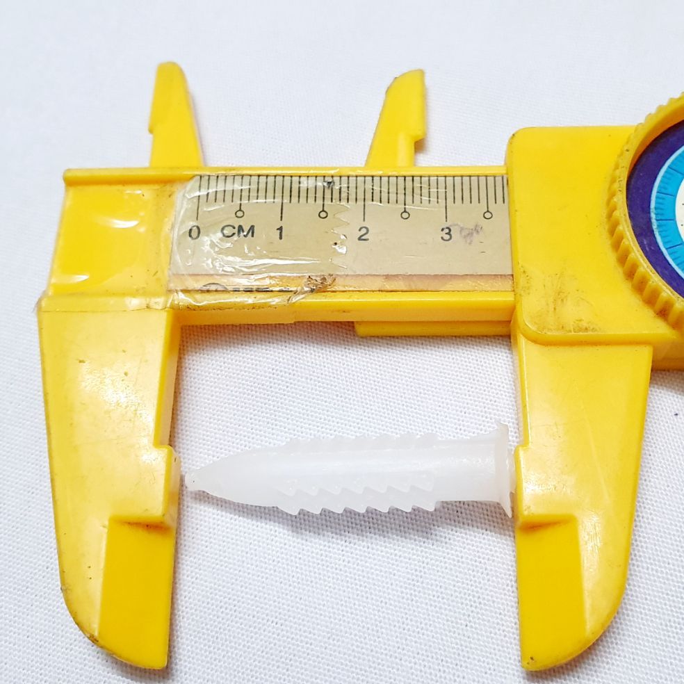 [HCM]Bộ 100 tắc kê nhựa bắt tường loại dành cho ốc vít 3 phân và 4 phân