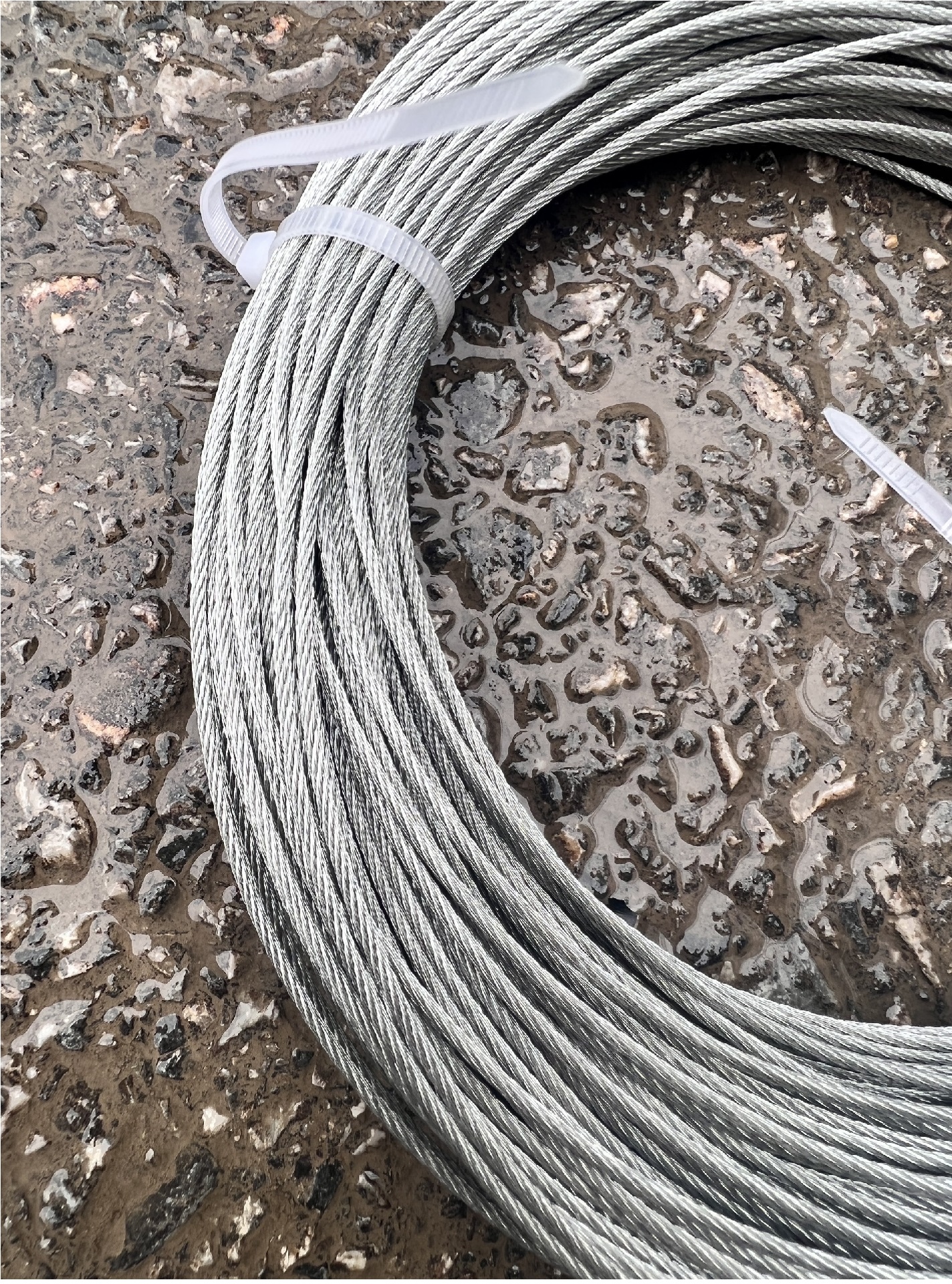 Dây cáp thép mạ kẽm 2mm 2 ly dài 1 mét - 1000 mét