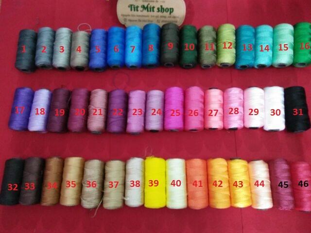 Set 4 cuộn sợi thô bóng