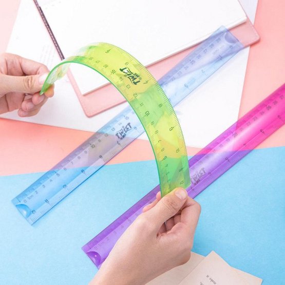 Combo 5 Cây Thước dẻo màu Aihao 20cm loại dày