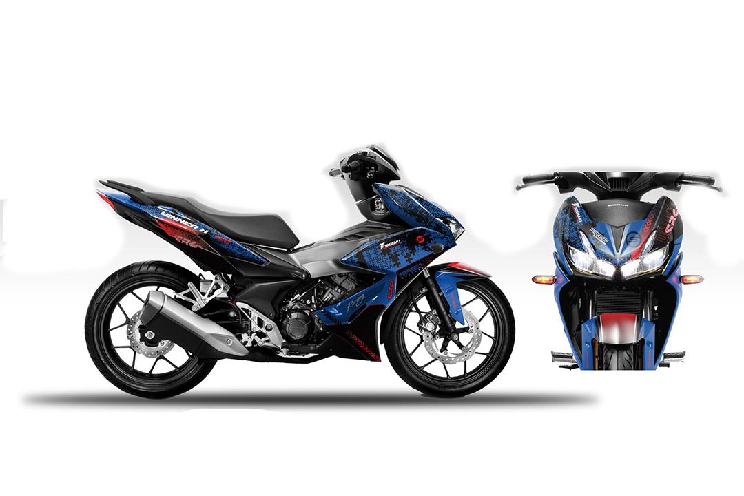 Tem Trùm Winner X Xanh CRG Motocross