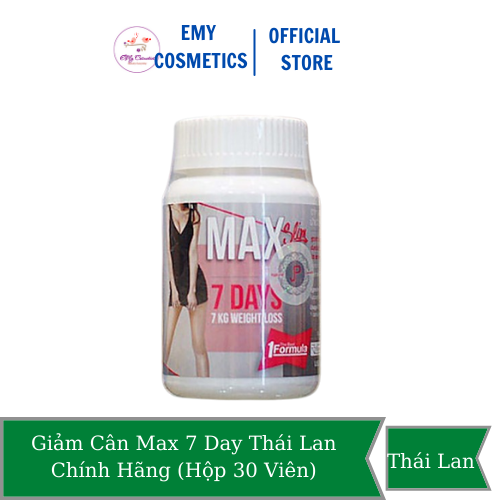 [HCM]Giảm Cân Max 7 Day Thái Lan Chính Hãng
