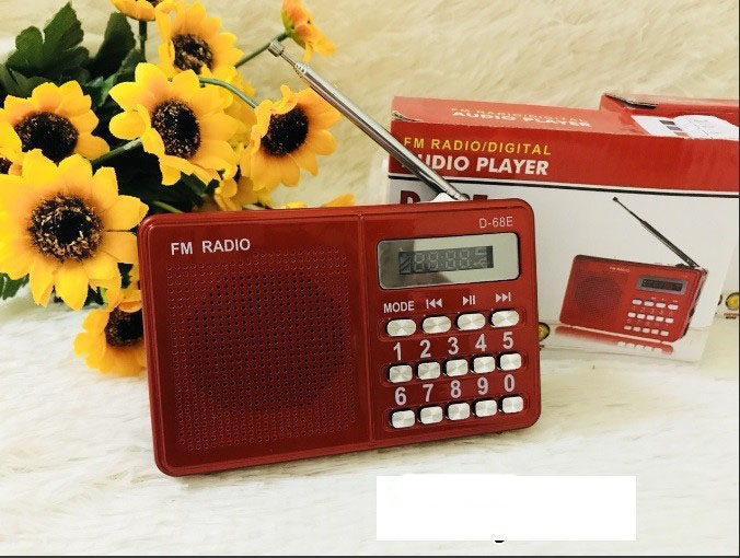Máy nghe nhạc USB ,thẻ nhớ ,Radio FM Bannixing D-68E - Đài D-68E bảo hành 3 tháng