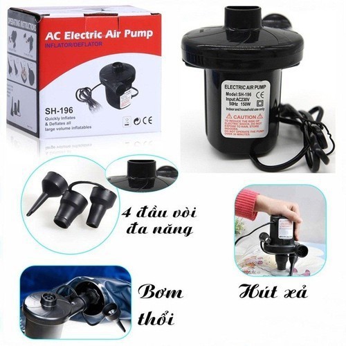 Máy Hút Chân Không Quần Áo, Thực Phẩm - Bơm, thổi khí cho phao, đệm hơi và bể bơi, bế cá
