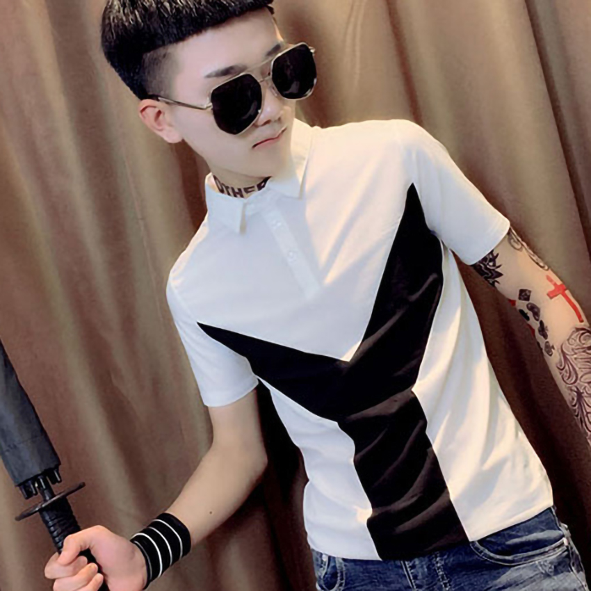Áo Polo, áo polo nam cộc tay chất cotton cách điệu phong cách năng động, cá tính H20