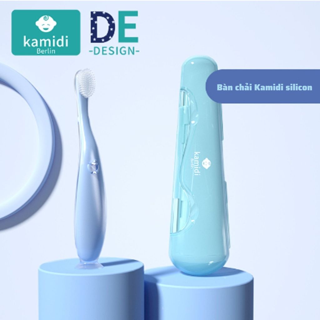 Bàn chải Kamidi Silicon chính hãng cho bé