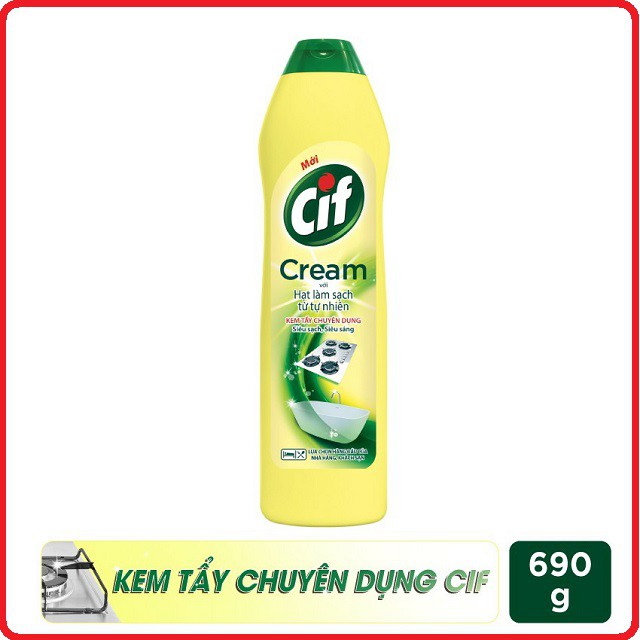 Kem tẩy đa năng nhà bếp Cif 690g cam kết hàng đúng mô tả sản xuất theo công nghệ hiện đại an toàn cho người sử dụng