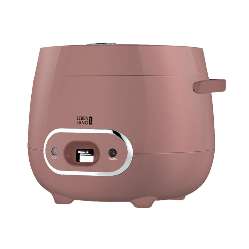Nồi cơm điện mini 0,8l lebenlang lbl0583p công suất 250w hàng đức, bảo hành 24 tháng