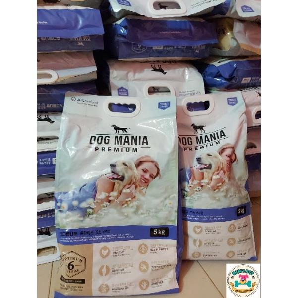 [ Hàng chuẩn 100 ] Thức ăn hạt Dog Mania 5kg