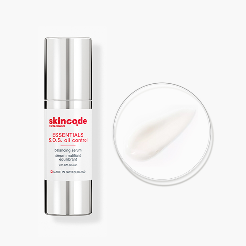 Tinh chất giảm mụn và kiểm soát dầu Skincode Essentials S.O.S Oil Control Balancing Serum 30ml - MS 1701