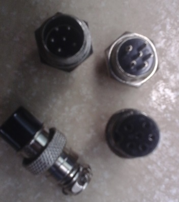 Bộ Giắc Cắm Đực Cái GX16 6 Chân