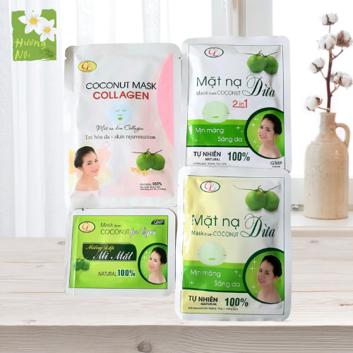 Miếng lẻ dùng thử mặt nạ dừa Cửu Long