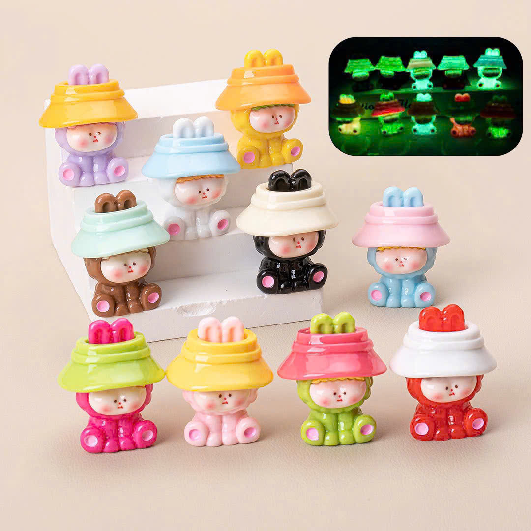 Túi Mù Charm Tự Xé Bé Đội Nón Dễ Thương Size To Đẹp, Bộ Sưu Tập DIY trang trí Kawaii Dễ Thương