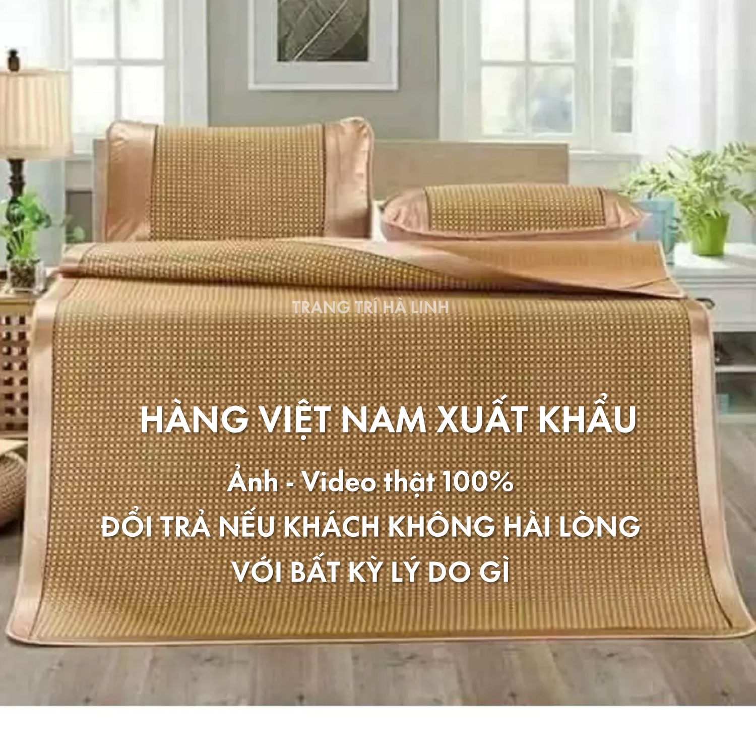 Chiếu điều hòa sợi mây tổng hợp đủ kích thước - Chiếu mây điều hòa Thông Minh Thoáng Khí