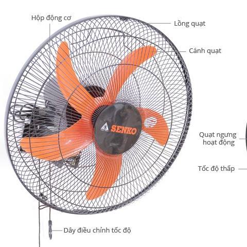 [HCM]QUẠT TREO 2 DÂY SENKO TC16