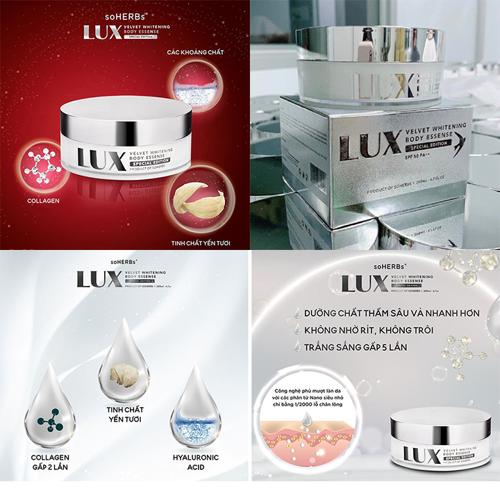 Kem dưỡng da toàn thân body lux