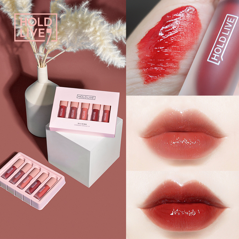 Hold live - set 5 cây son hold live varnished mirage lip hl311