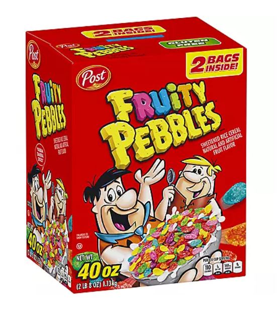 Ngũ cốc ăn sáng Fruity Pebbles vị hoa quả - Mỹ