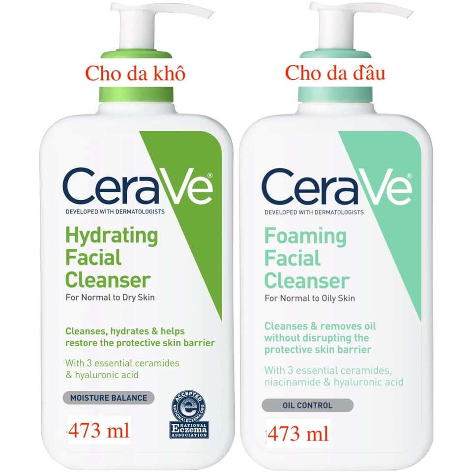 Sữa rửa mặt cerave cleanser 473 ml