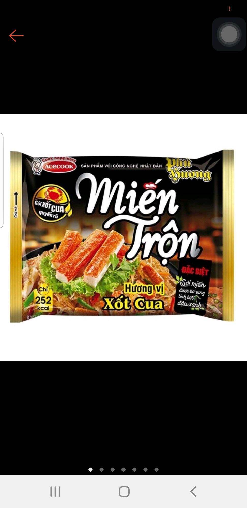 Miến trộn Phú Hương xốt cua