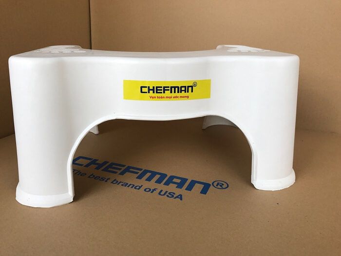 Ghế kê chân đi vệ sinh - Ghế kê chân toilet chống táo bón Chefman