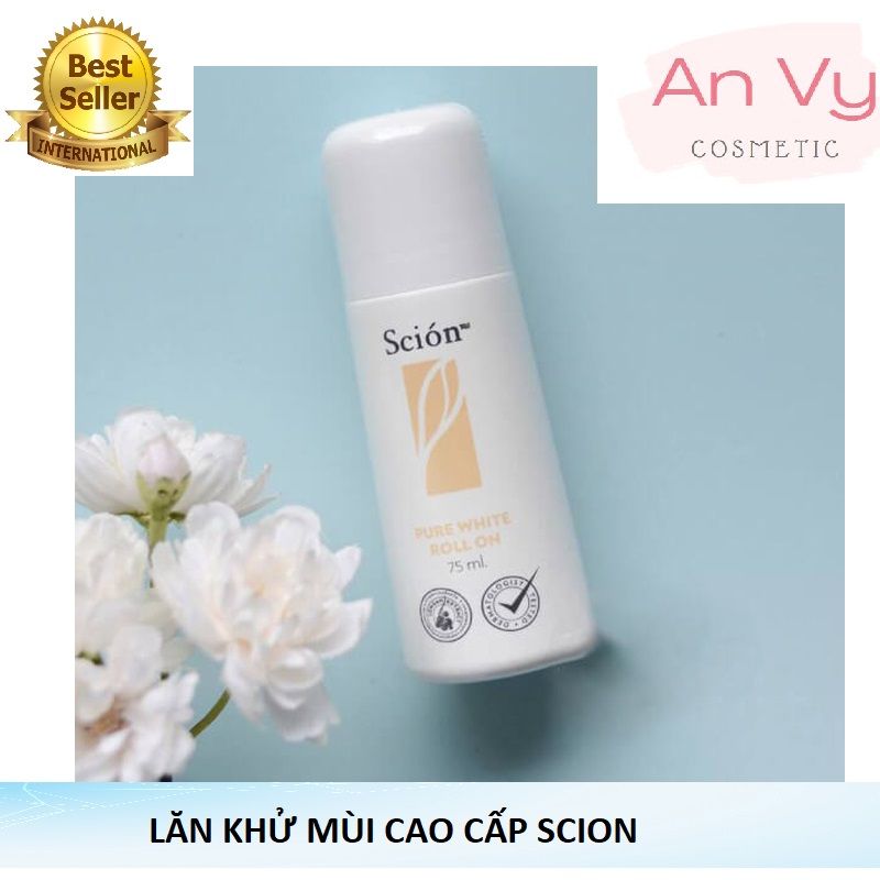 Lăn Khử Mùi Scion Pure white Roll On 75ml - Mẫu mới