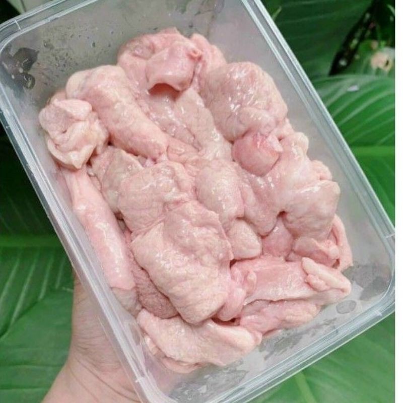 Vú heo cắt lát 500gr