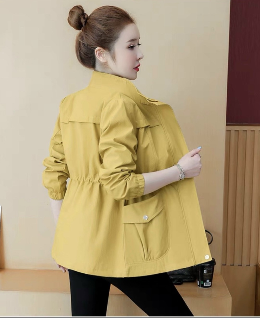 ÁO KHOÁC KAKI NỮ FORM DÀI SIÊU SANG SIÊU DUYÊN DÁNG CHO CÁC QUÝ CÔ BAO ĐẸP HÀNG MỚI