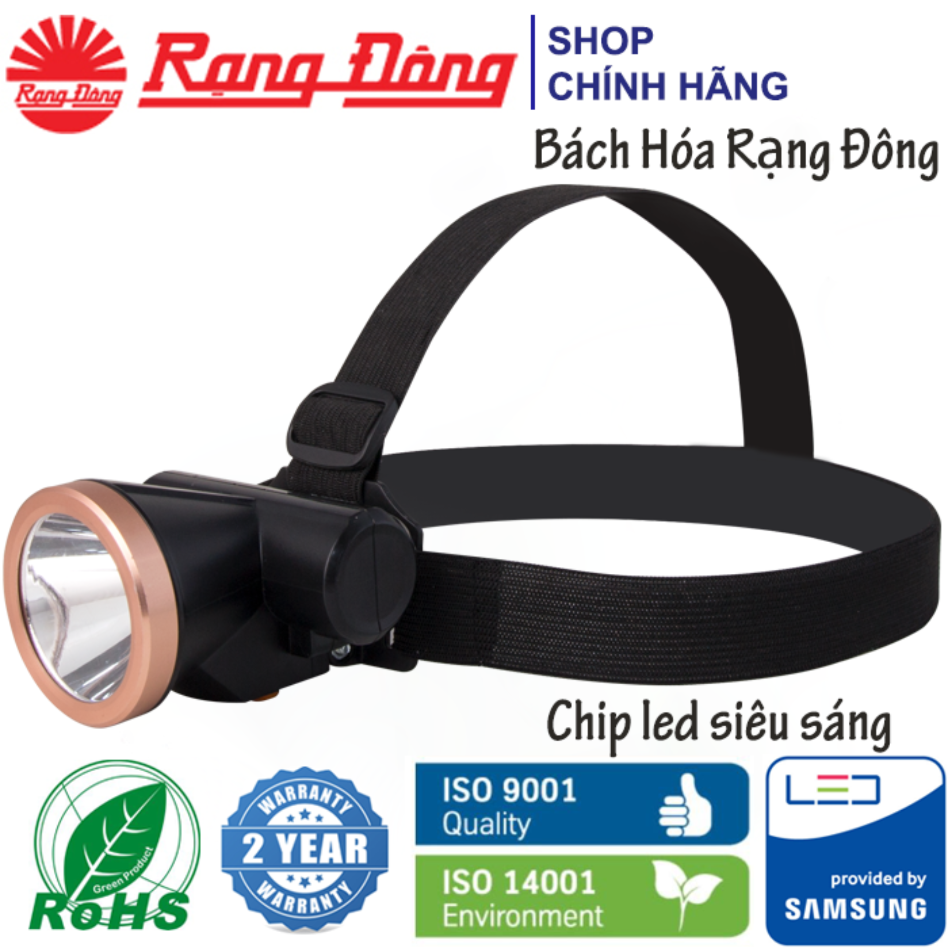 Đèn LED Đội Đầu SẠC ĐIỆN, Siêu Sáng Rạng Đông 1W/3W/5W