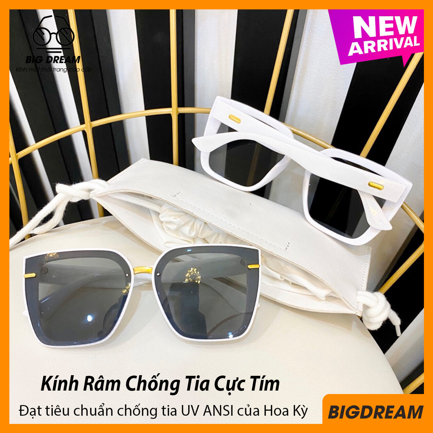 [TẶNG KÈM HỘP] Mắt kính thời trang nam nữ chống tia UV Cao Cấp BDDR9909 - Kính mát sang chảnh gọng chắc chắn - Bảo hành 12 tháng 1 đổi 1