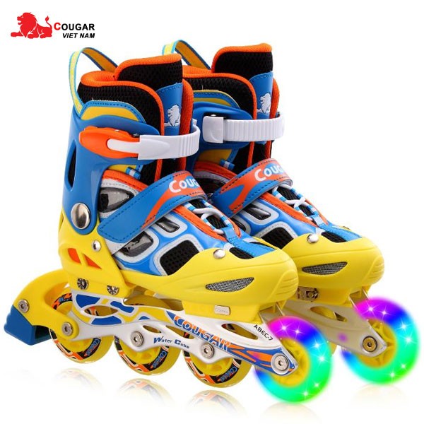 Giầy trượt Patin Cougar CHÍNH HÃNG 1 bánh phát sáng 835LSG