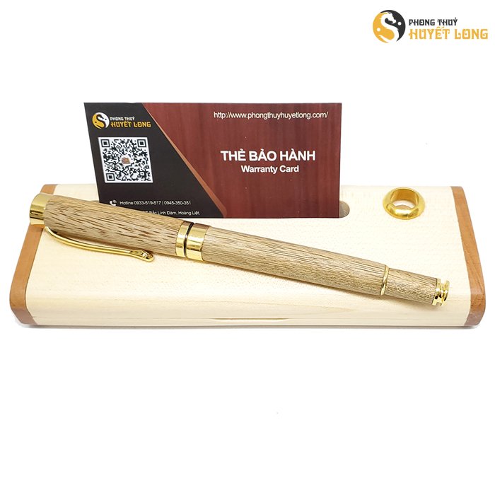 Bút gỗ trầm hương tốc cao cấp, sang trọng, đẳng cấp, tặng kèm hộp bút gỗ