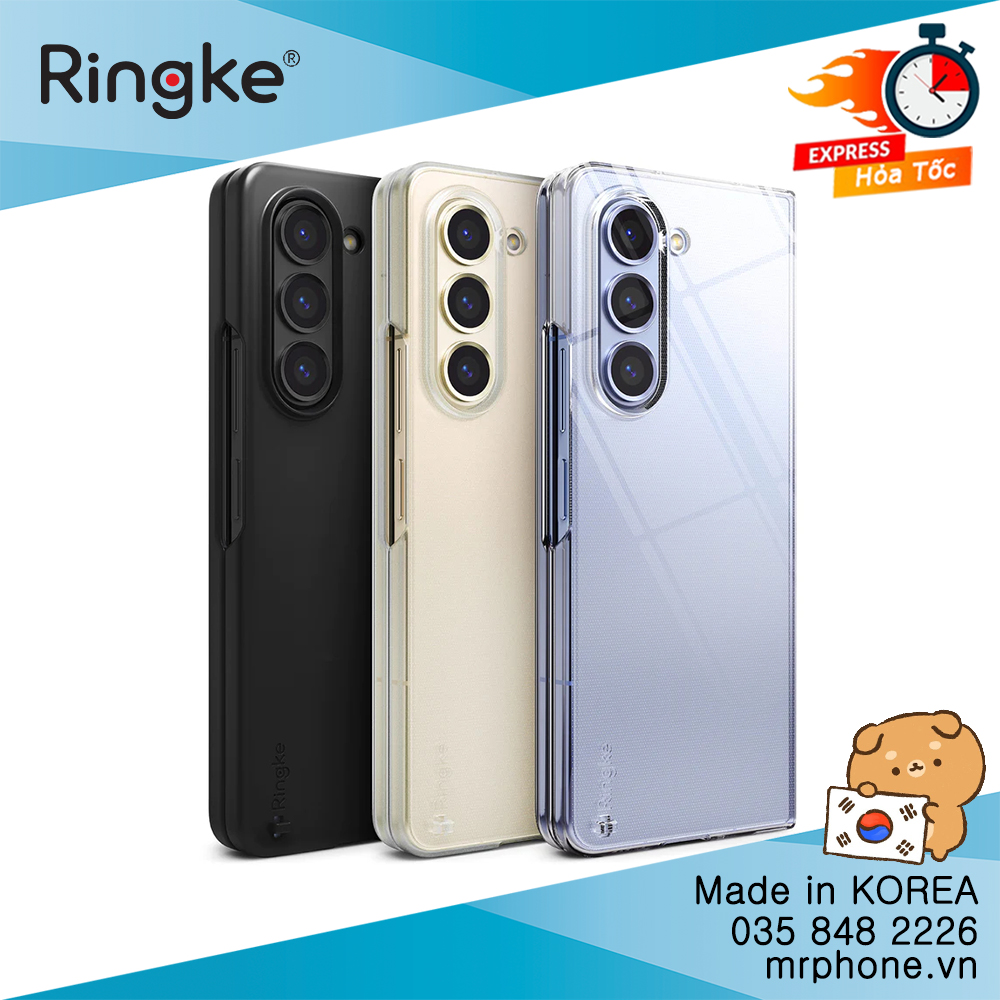 Ốp lưng galaxy z fold 5 ringke slim & slim hinge hàn quốc