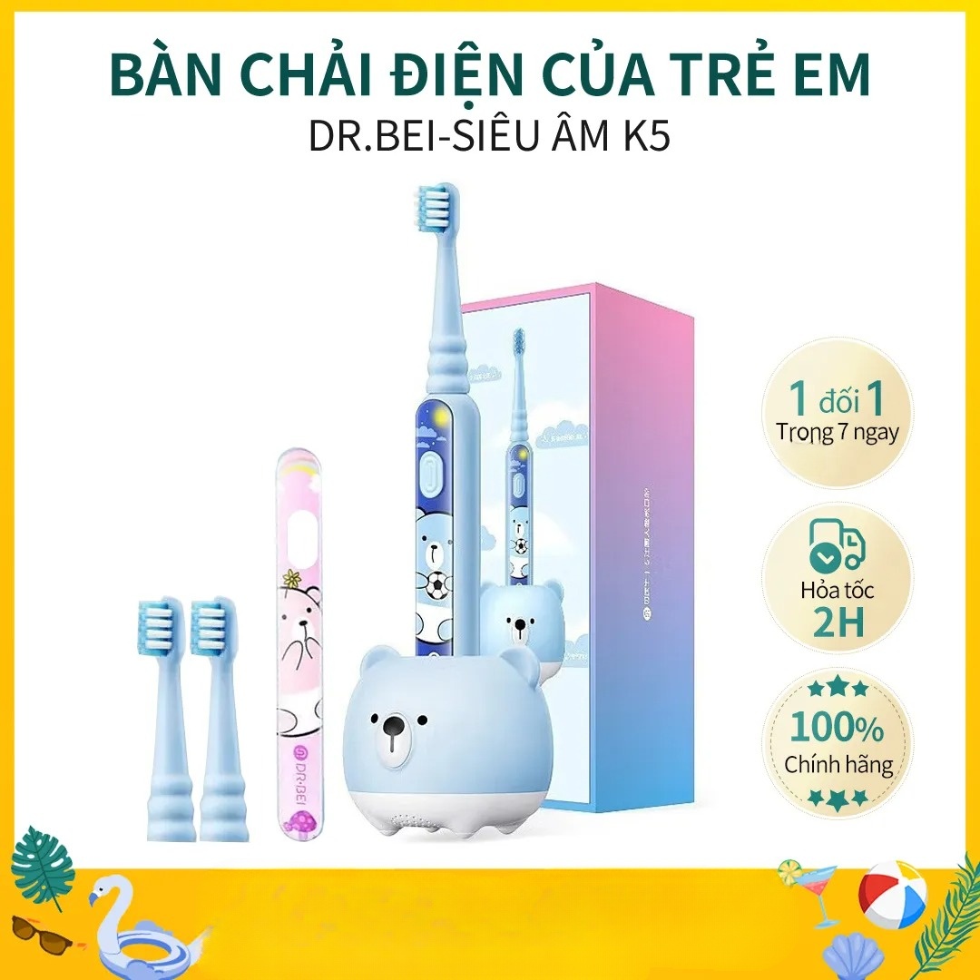 Bàn chải đánh răng điện trẻ em xiaomi dr.bei k5