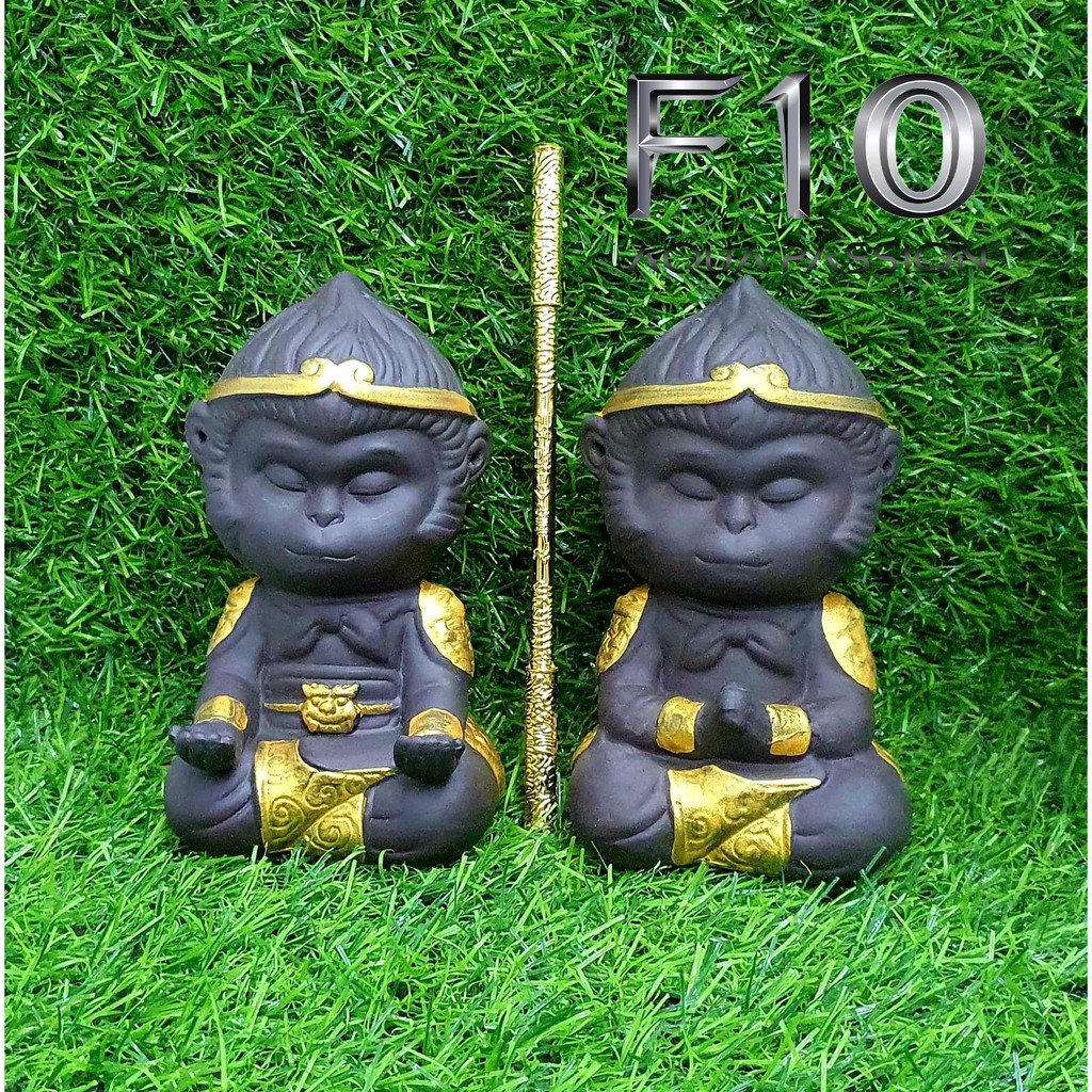 Tượng tôn ngộ không trang trí bể cá size to - Ngộ Không Thiền