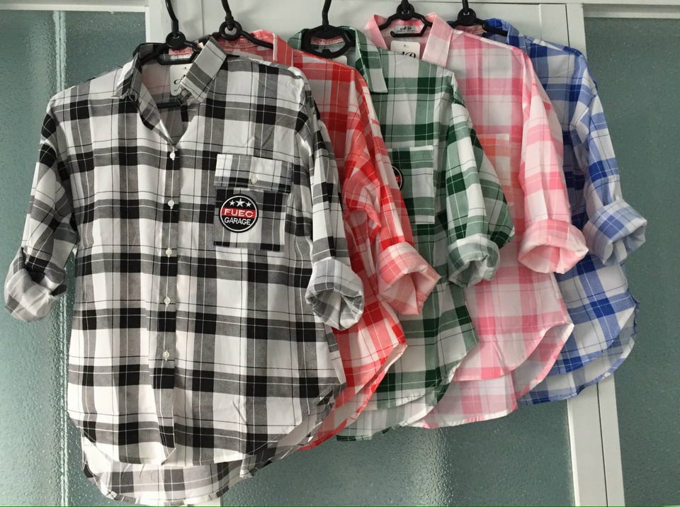 Áo sơ mi caro cao cấp shop phương châu
