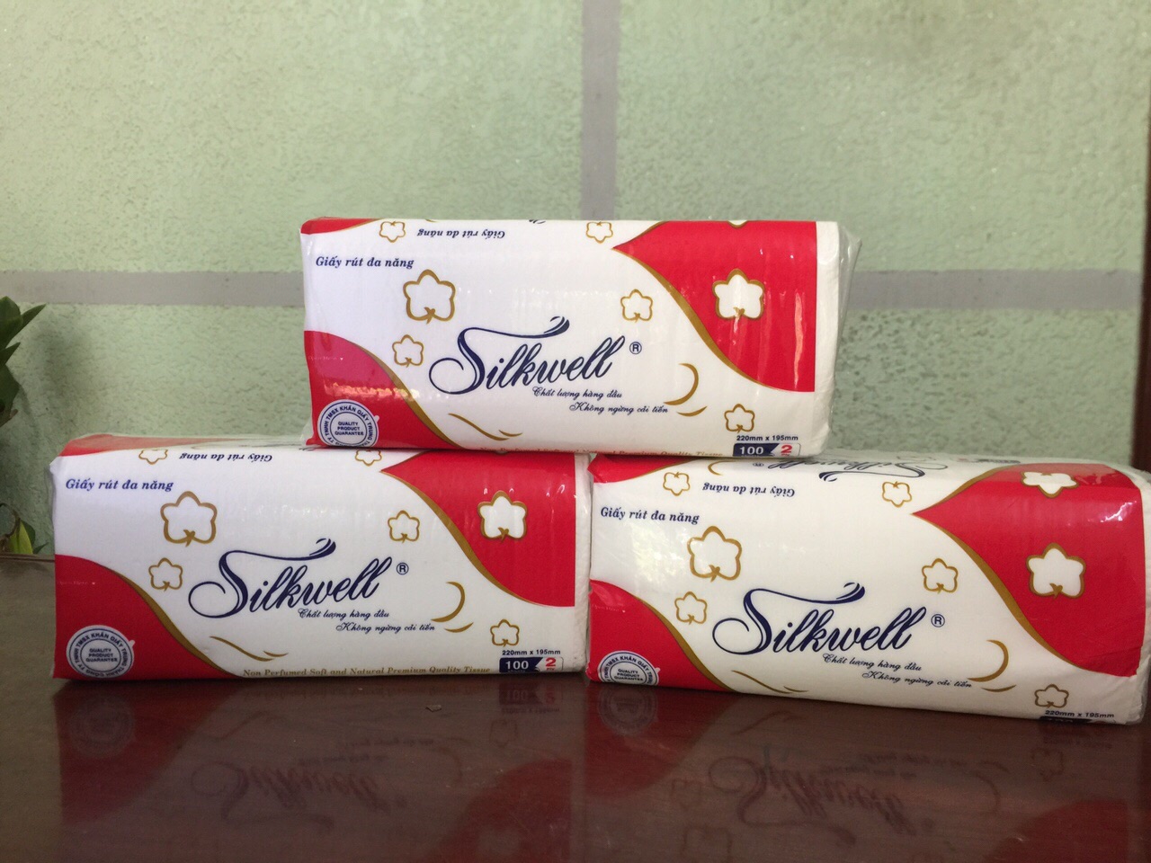 Giấy lau tay silkwell 100t
