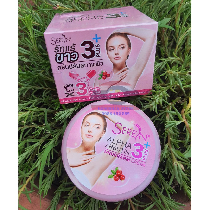 Kem dưỡng trắng nách Seren Alpha Arbutin 3 Plus Thái Lan