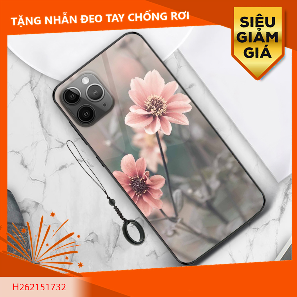 ỐP ĐIỆN THOẠI  IPHONE, SAMSUNG TRÁNG GƯƠNG CÁNH HOA MÀU HỒNG PHỚT H262151732