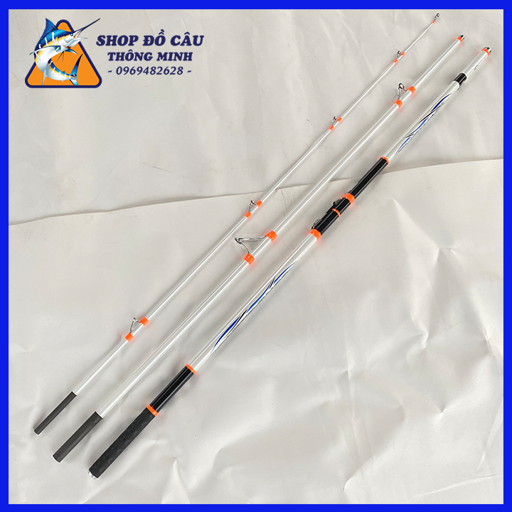Cần câu lục 3 khúc long cast 4m203, can cau luc 3 khuc xa bo, can cau luc 3 khuc shimano daiwa gia re, can cau luc 3 khuc cao cap