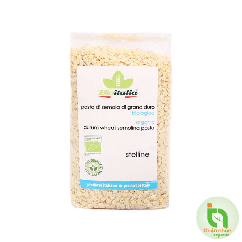 Bioitalia org stelline 500g nui sao hữu cơ 500g