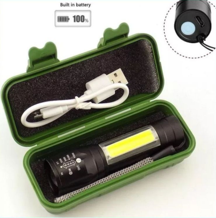 [FREESHIP – GIAO NHANH 2H] Đèn Pin Siêu Sáng Cầm Tay Mini Bóng Q5 Kim Đèn LED Trên Thân Tích Hợp Zoom Chiếu Xa Bỏ Túi Gọn Nhẹ.