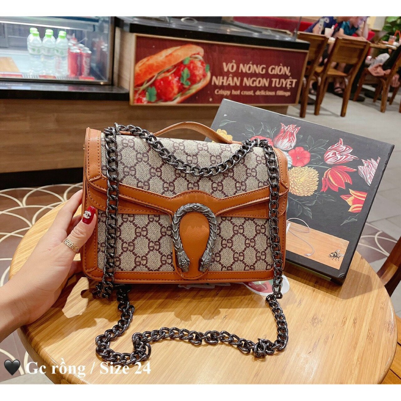 Túi xách nữ đầu rồng sang trọng  Túi đeo chéo đẹp