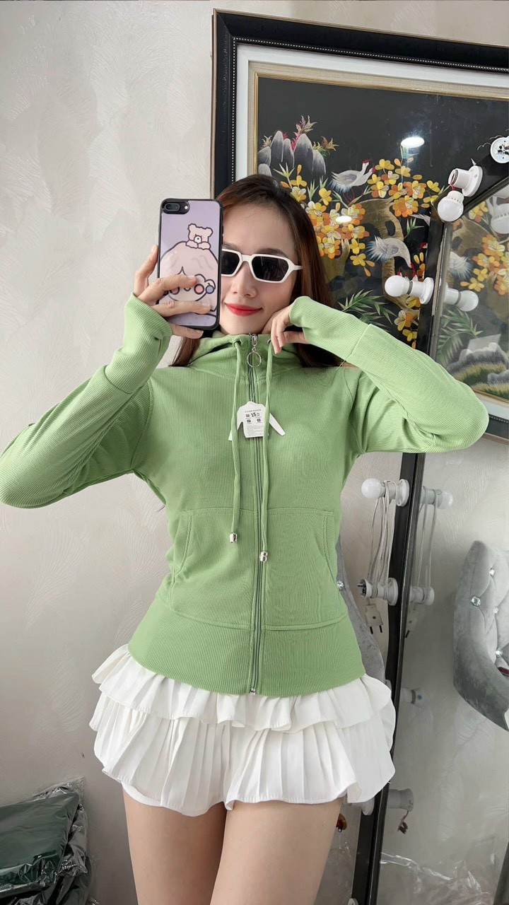 Áo khoác nữ khoác thun gân thêu hot nha - hàng cao cấp an đông